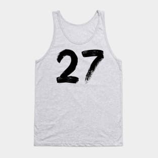 Number 27 Tank Top